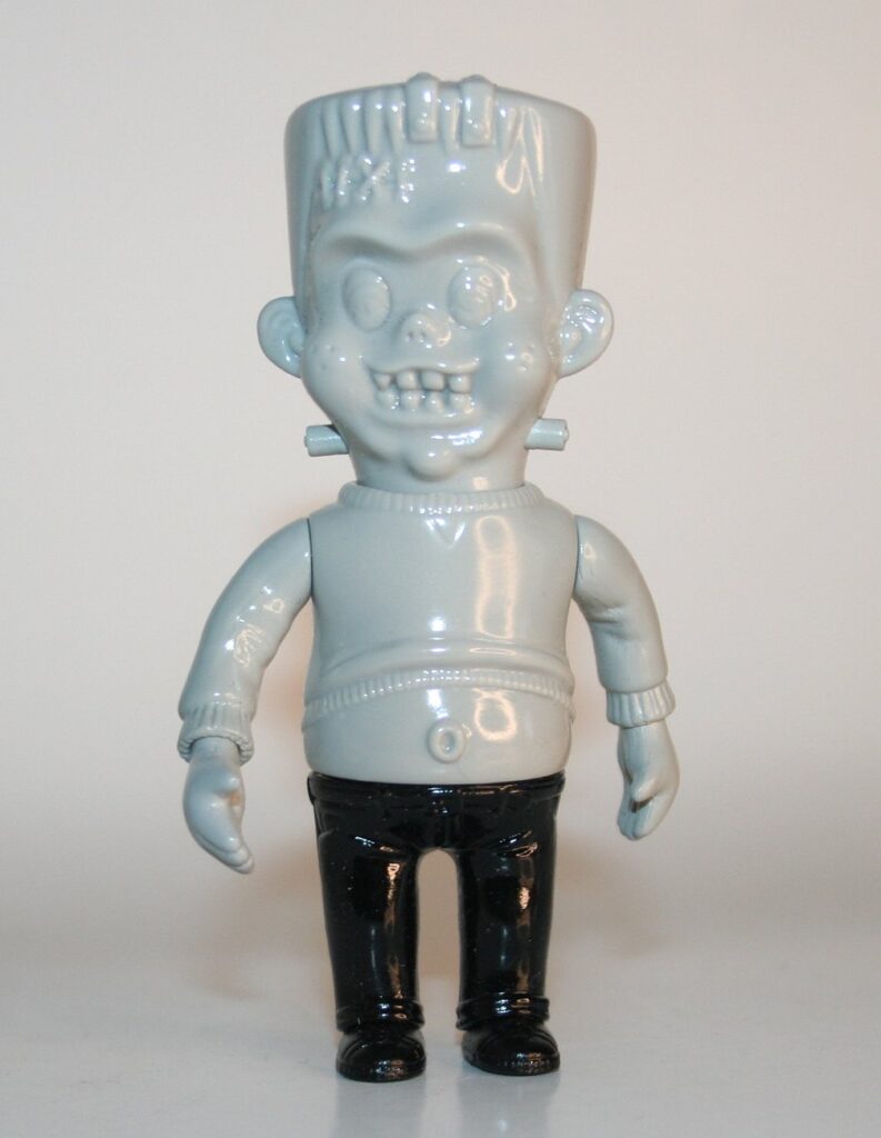 headlockstudio ★ミニフランキー★ Headlock Studio Grey and Black Mini Frankie Sofubi Figure