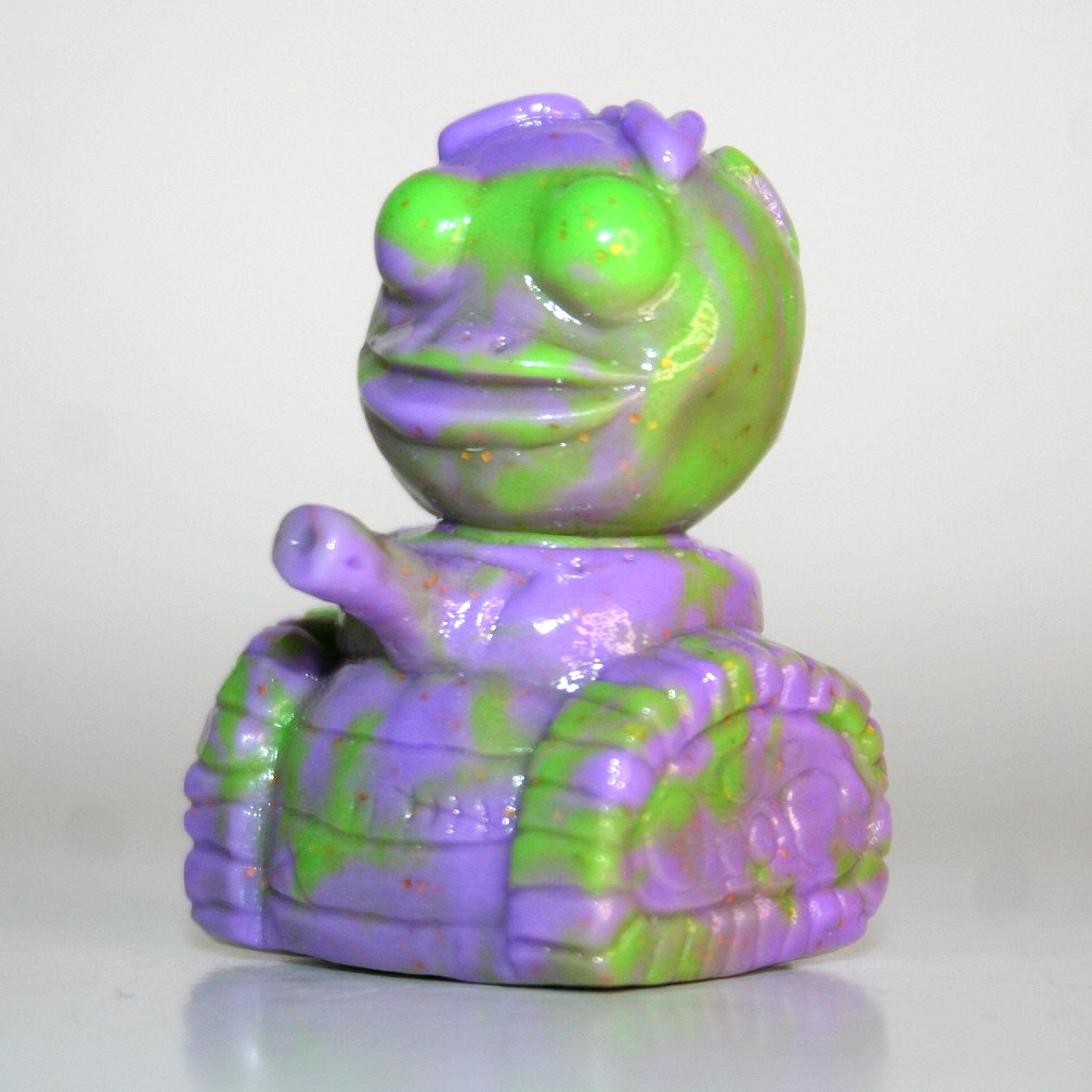 Rampage Toys Green and Purple Marbled Tomato Tank