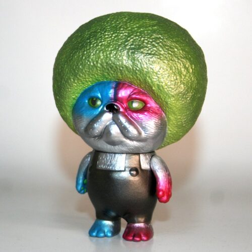 Bird Ark Blue and Pink Face Afro Cat