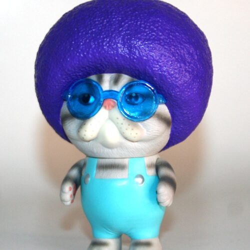 Bird Ark Purple Hair Afro Cat