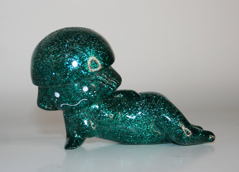Sunguts Clear Green Lame Jellyfish Girl