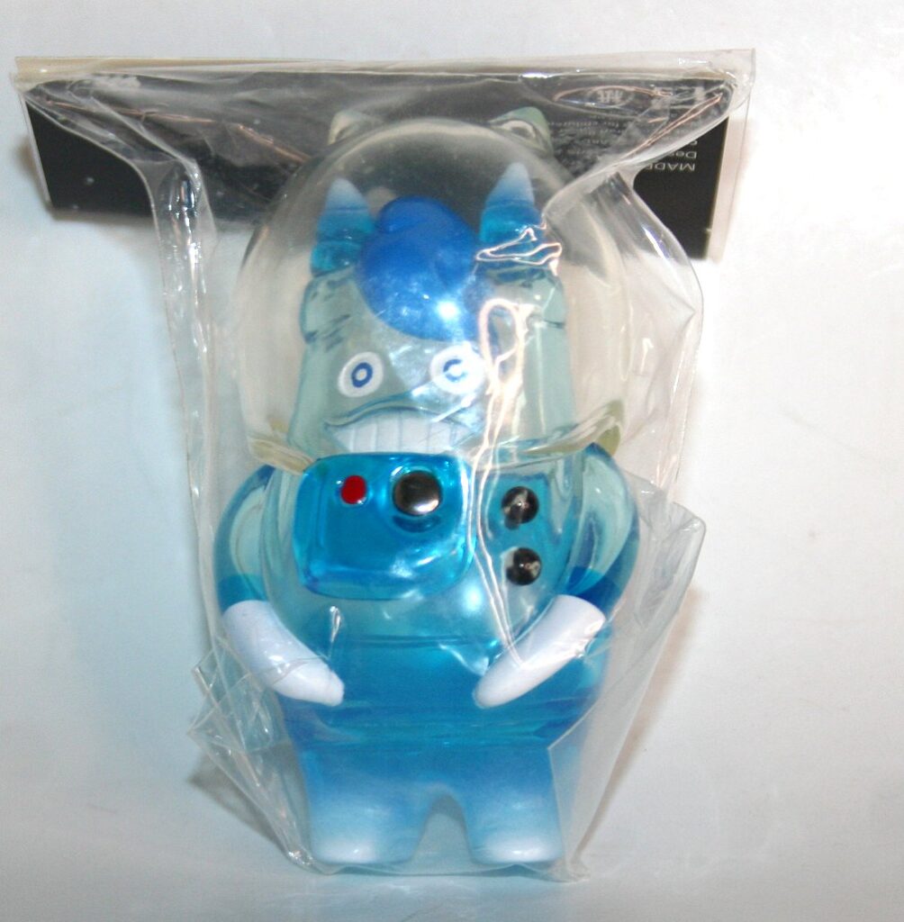 Aliens Park Blue on Clear Harry
