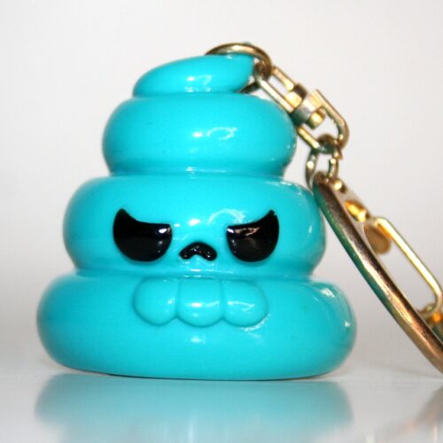 Goccodo Funky Blue Unkotsu Keychain