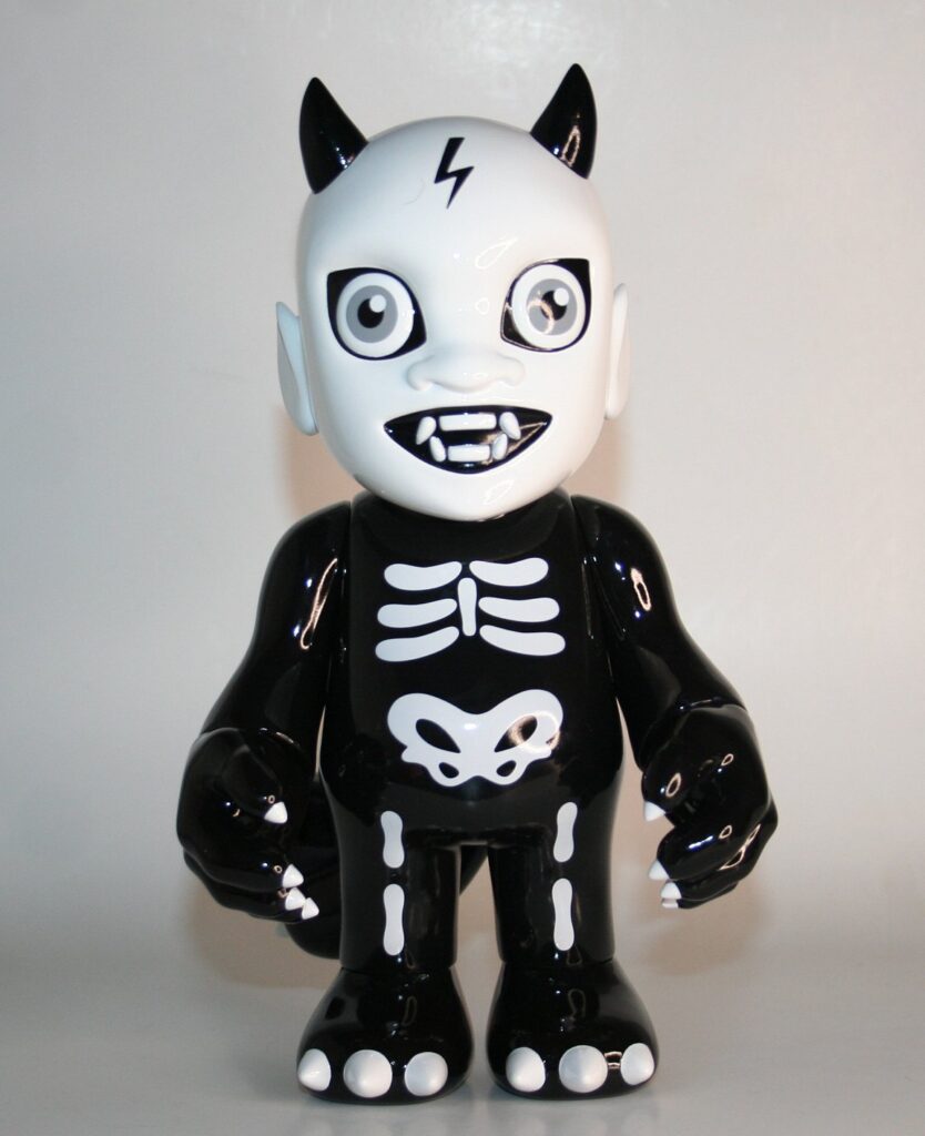 MVH x Unbox Skeleton Suit Neo Lash Sofubi Figure | Vicious Fun