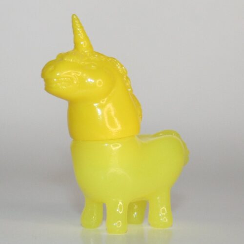 Rampage Toys Two Tone Yellow UnShaggy Unicorn