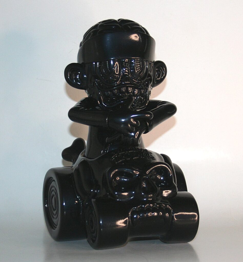 Blackbook Toy Unpainted Black Skum Kun Hell Ride
