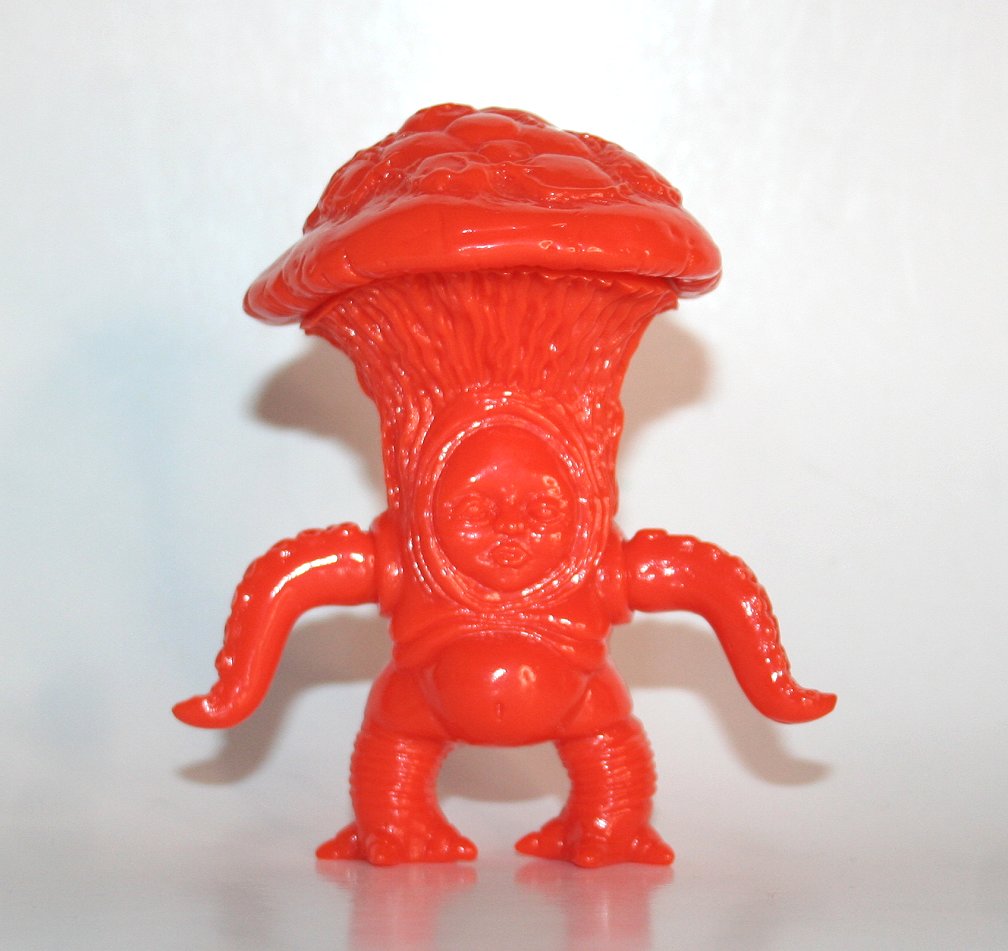 Johnny Savage Toys Unpainted Orange Funguy Moonface