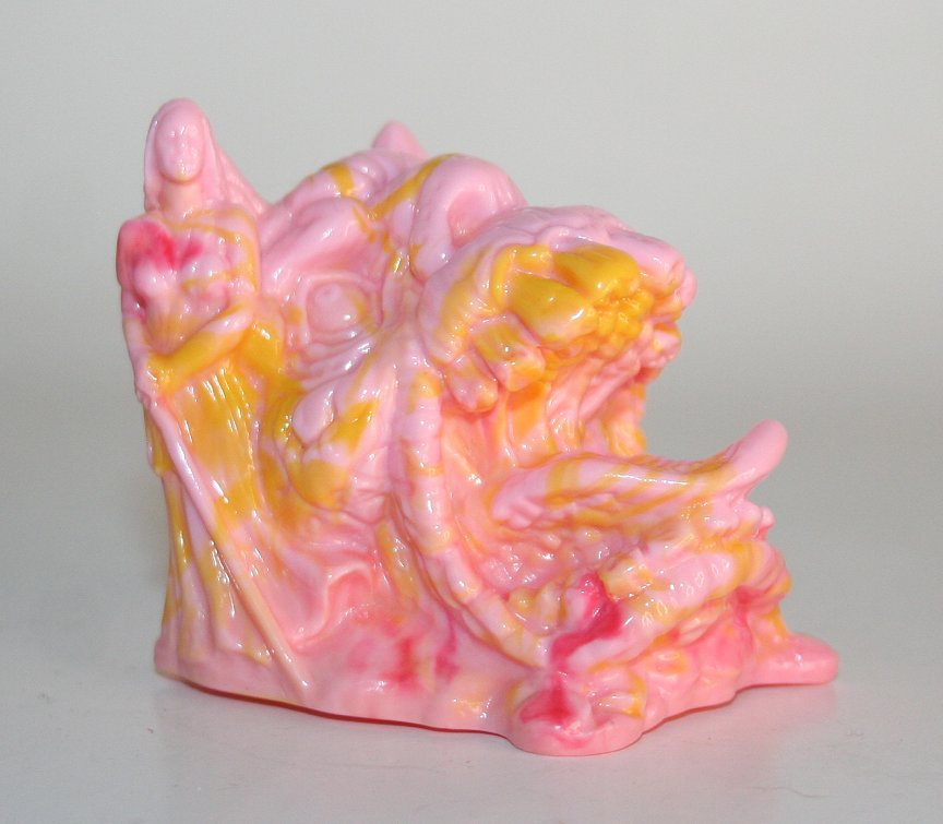 Unbox x Turtlemilk WGT Pink n Yellow Marbled Beauty and Beast