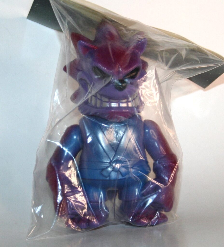 Gargamel Blue on Purple Pinwheel