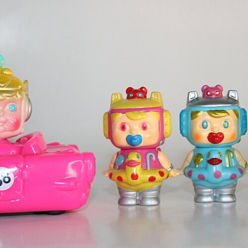 TOYSBIAN チーズ sofubi ピンク インディーズソフビ Toysbian Archives - Vicious Fun