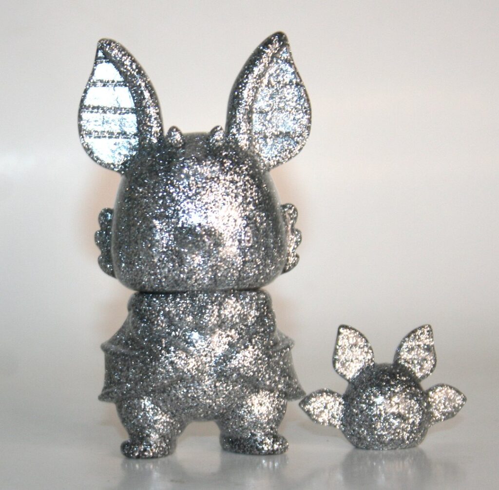 C-Toy Chishima Kounosuke Silver Lame Bat Patapatan