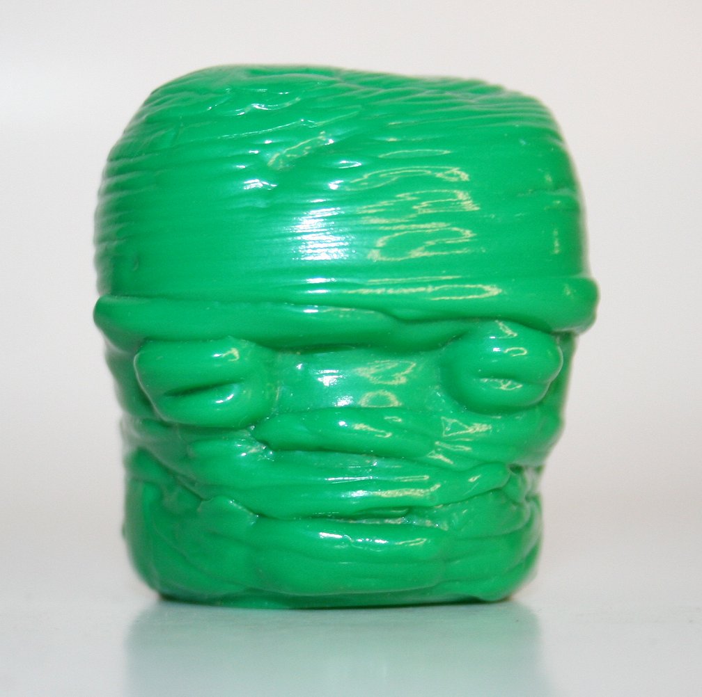 Grody Shogun Darker Green Mummy Head Only