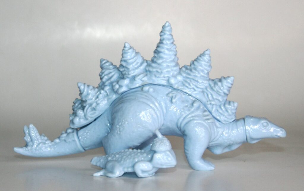 Stegoforest Toy Unpainted Blue Stegoforest n Acorn Warrior