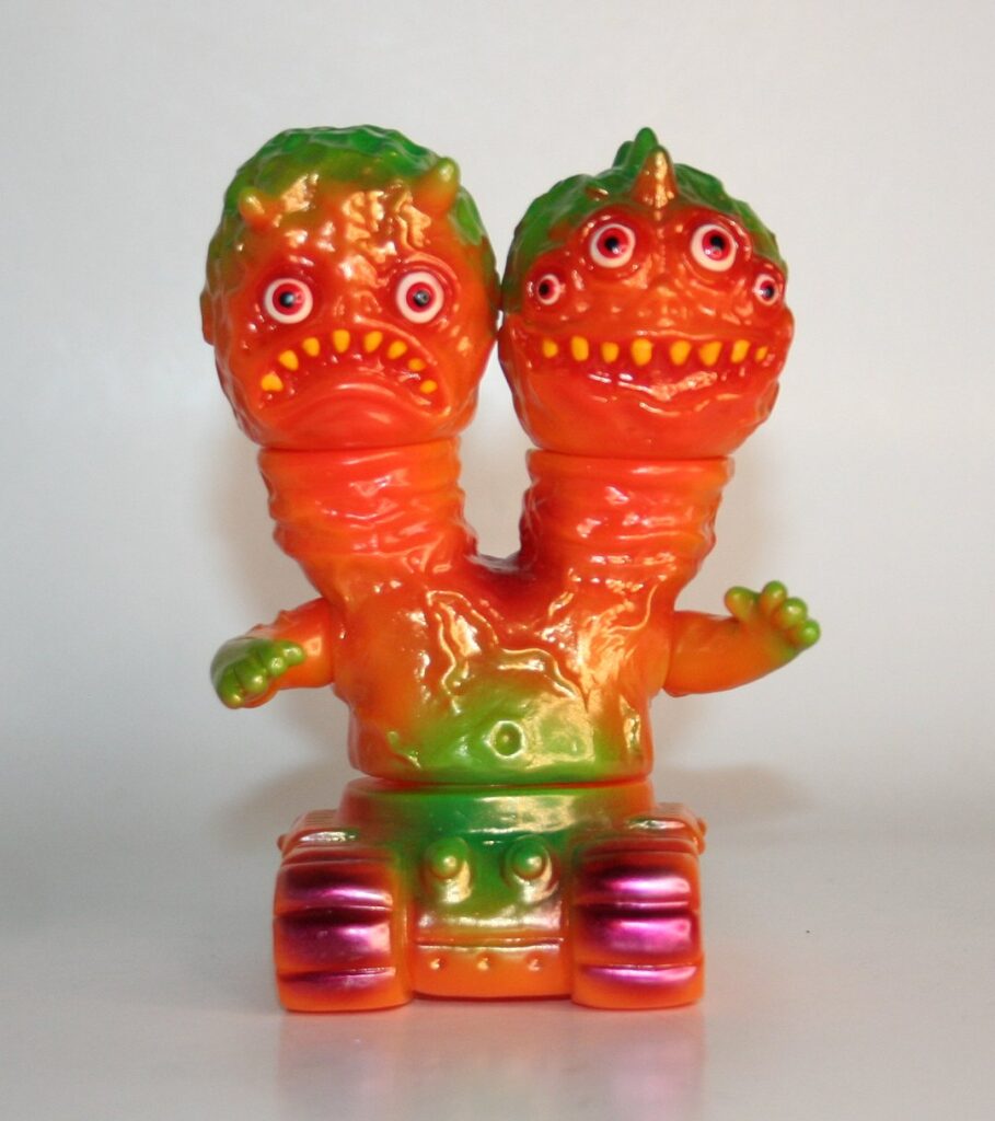 Deathland Vinyl Toy Orange Mecha Twins