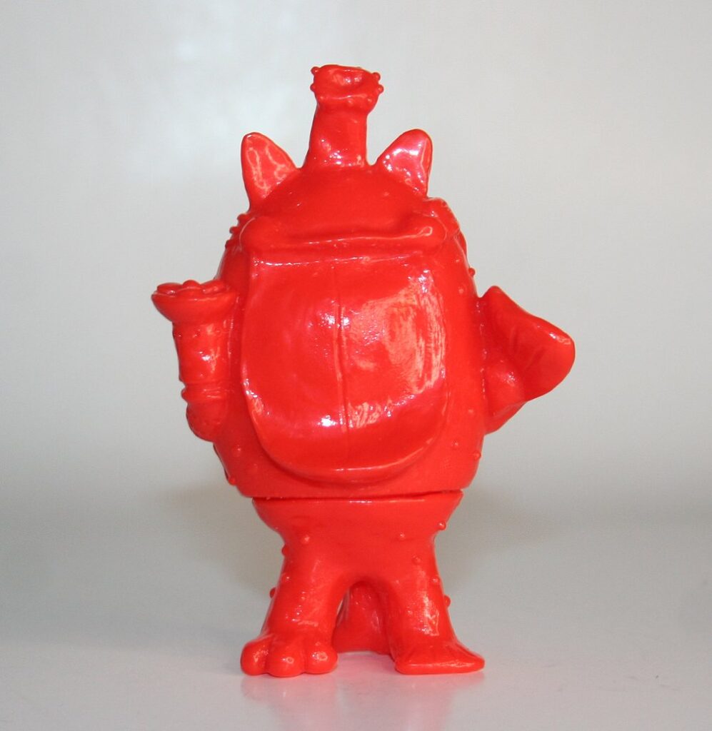 Everyone's Friend Monster Unpainted Red Anglerfish