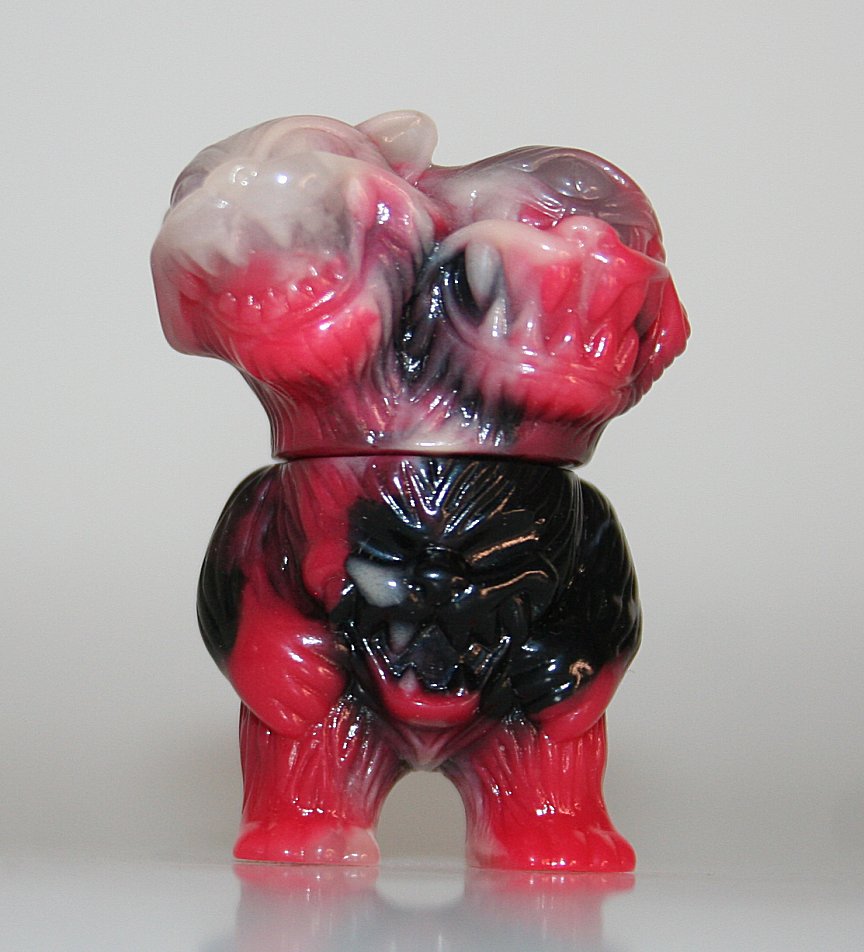 Shirahama Marbled Black n Red Micro Nekomata Jijyo