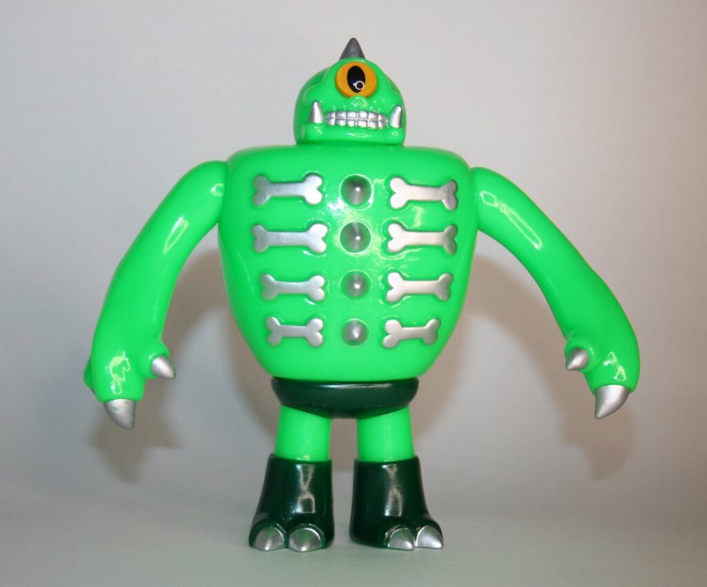 Skull Toys Neon Green No Neck Dock N Roll