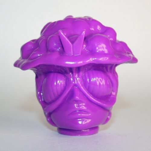 MVH Unpainted Purple Rider Zero Feral Kid Head