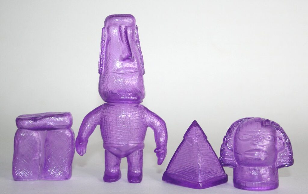 Misty Fog Clear Purple Wai Wai Konami Set