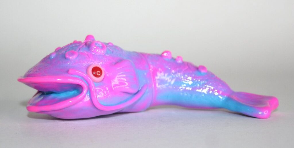 Science Patrol Blue and Pink Marbled Namazu
