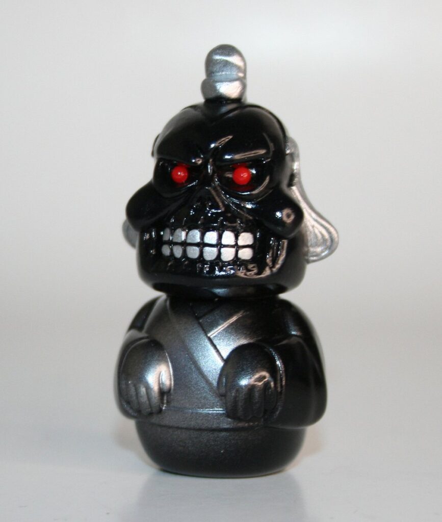 Skull Toys Painted Black Ghost Bone