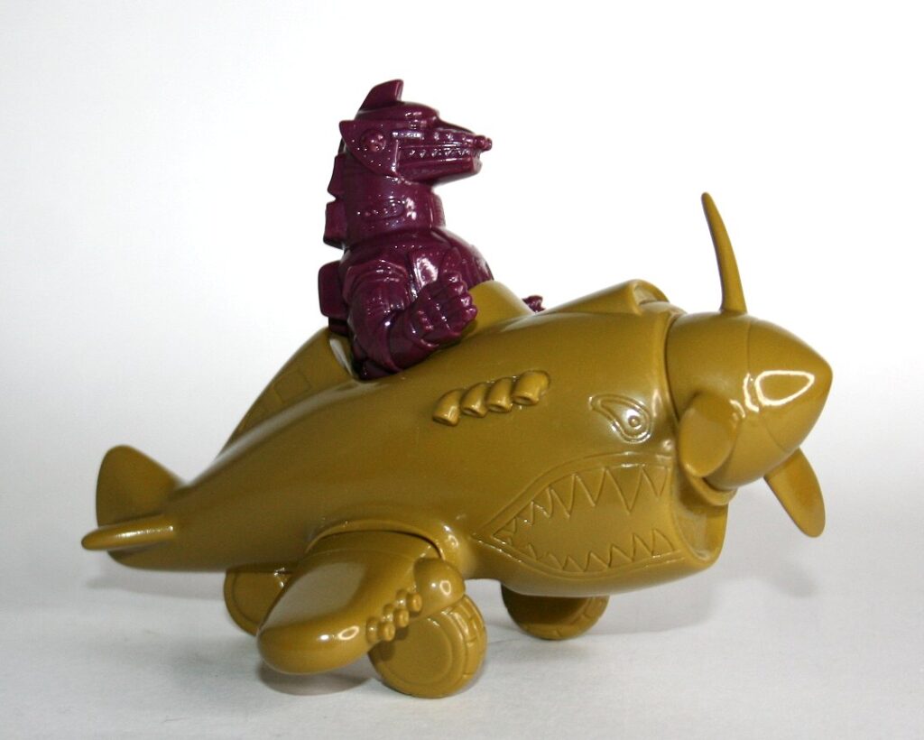Charactics Japanese Taste Green MechaGodzilla Plane