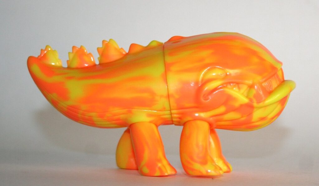Gargamel x Bwana Spoons Orange n Green Walking Killer