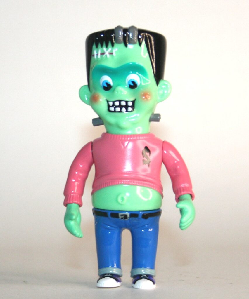 Headlock Studio Ghastly Green Mini Frankie Sofubi Figure | Vicious Fun