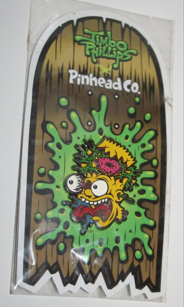 Pinhead x Jimbo Phillips Regular Bootleg Bart Pin