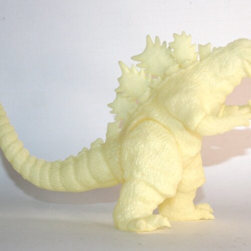 Y-MSF Unpainted Glow in Dark 1964 Godzilla Sofubi Figure | Vicious Fun