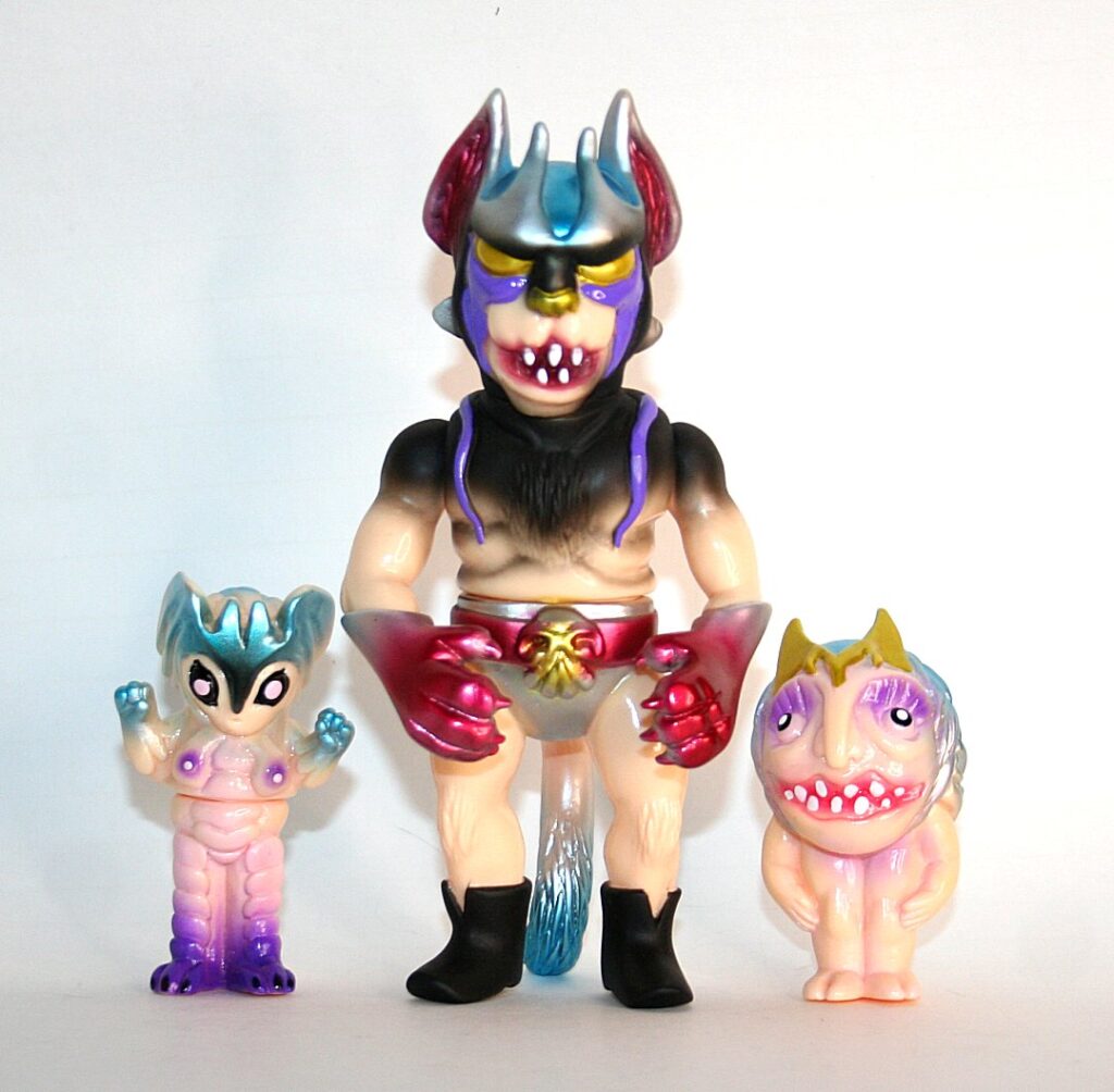 DeathCat Toys Purple Masked Akumaneko Set