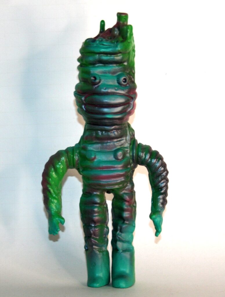 Grody Shogun Painted Green Roly Poly Man