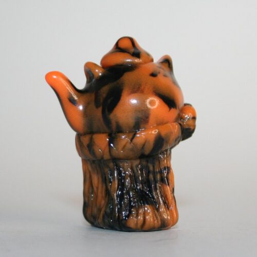 Sqdblstr Black and Orange Marbled Zenfushou