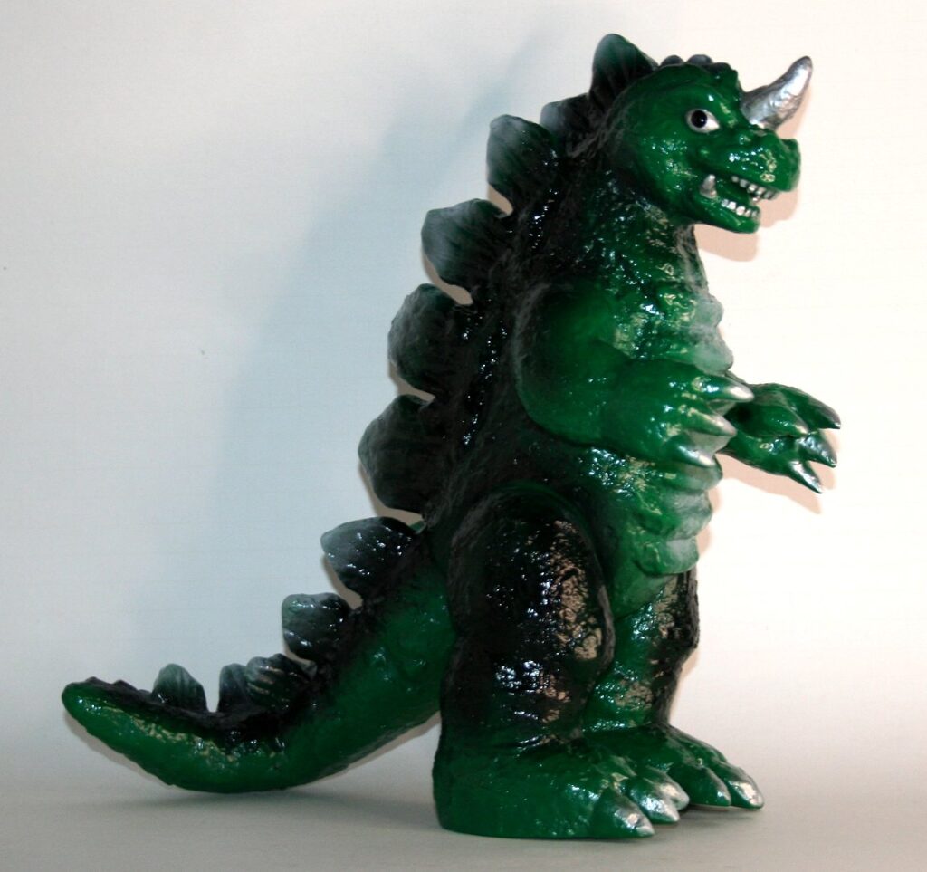 Marusan Black on Green 450 King Godras Sofubi Figure | Vicious Fun
