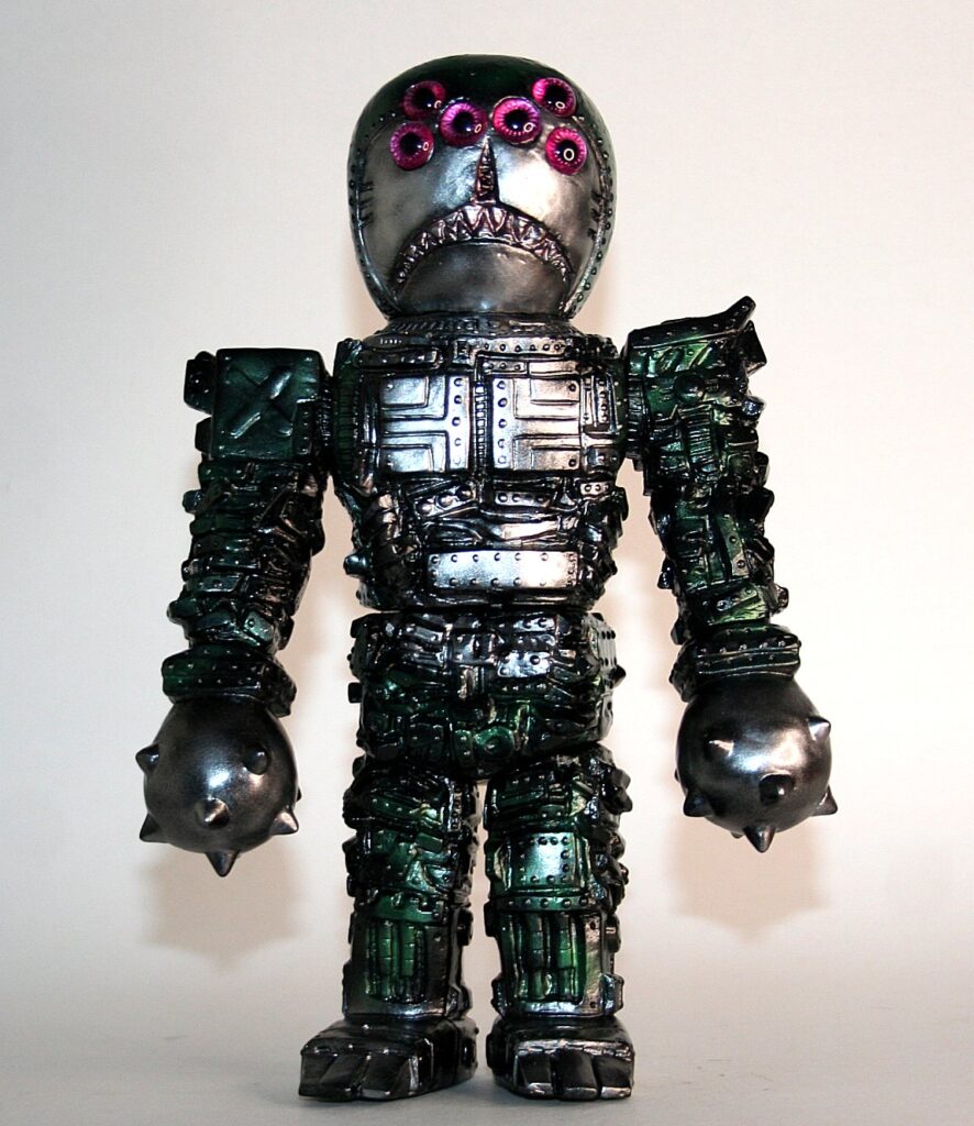 Wombat Toys x Karz Works Green on Black Junker Shark