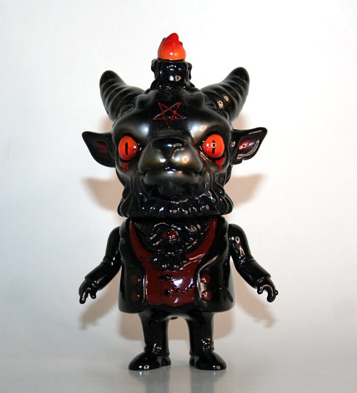 Crack 3X Black Goat Mr Baphomet