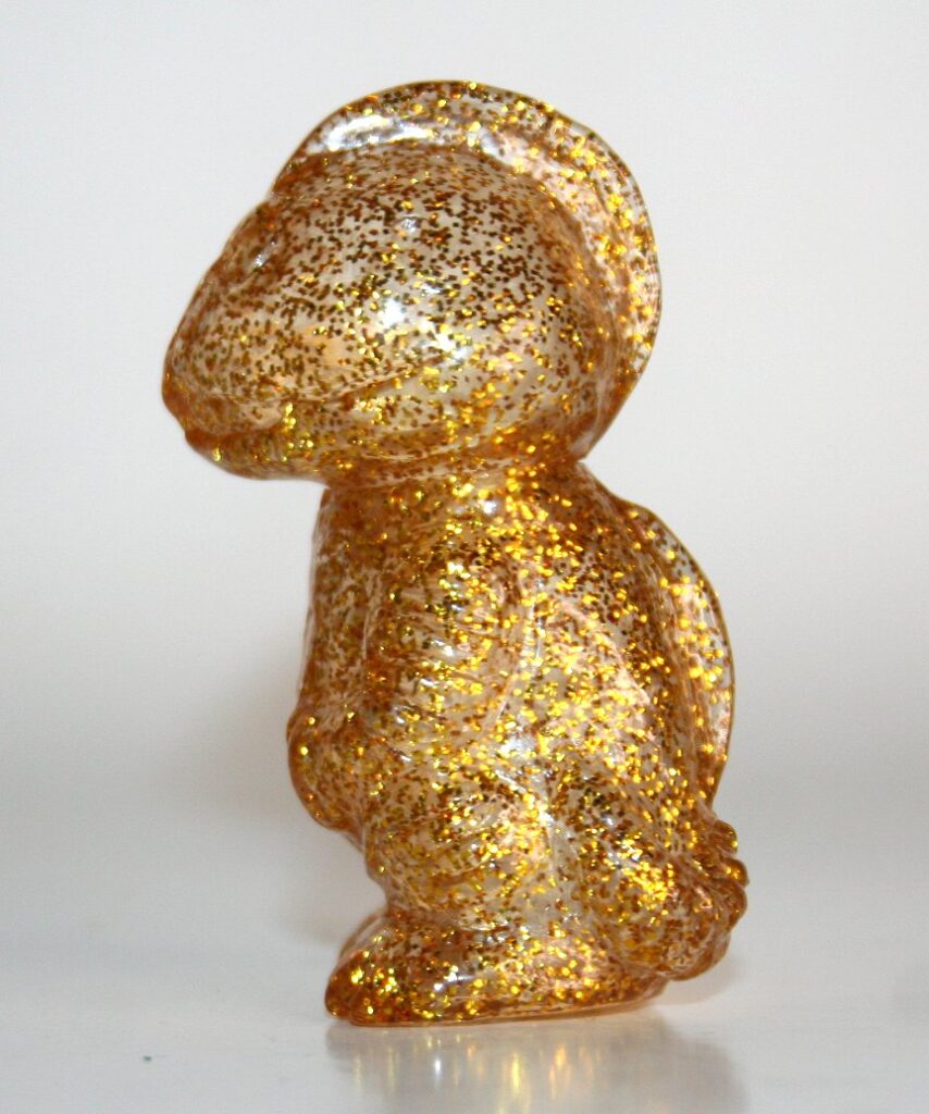 Marmit Mini Clear Gold Lame Laco