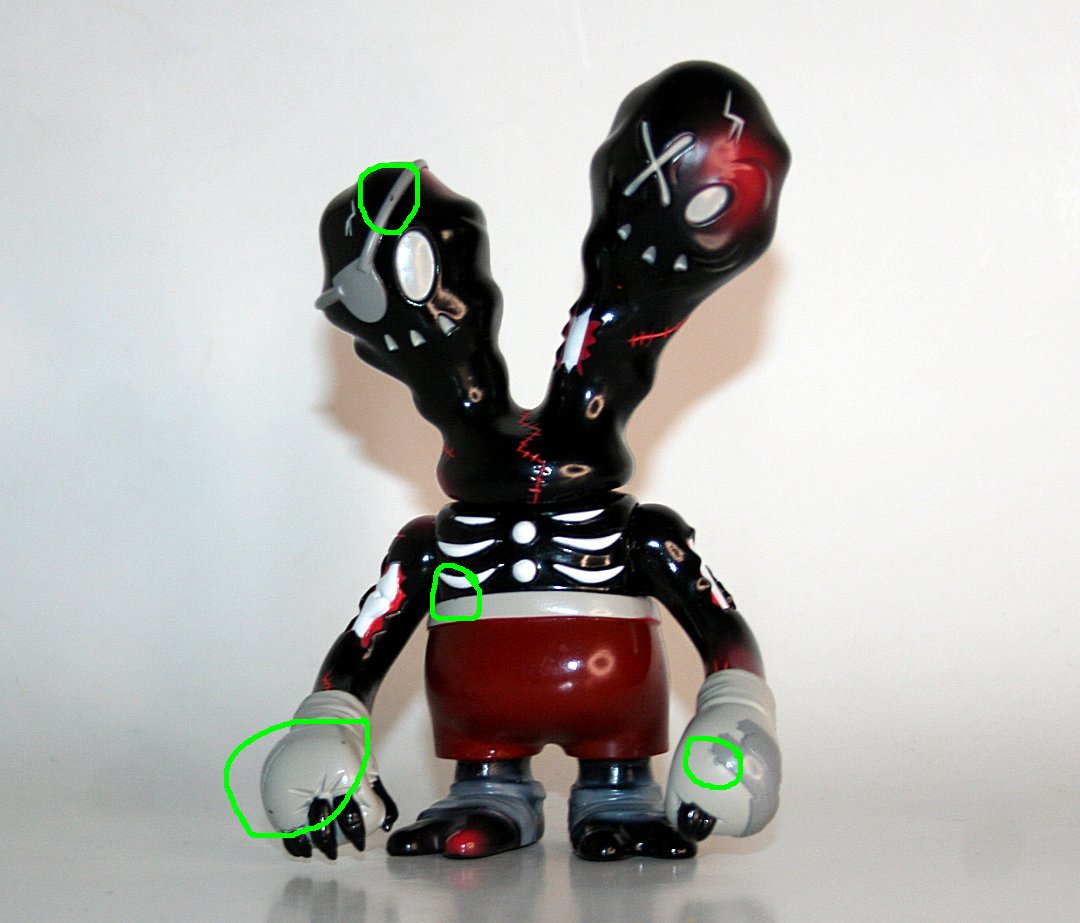 Super7 x Secret Base Black Zombie Ghostfighter - Damaged Super7 x Secret Base Black Zombie Ghostfighter - Damaged