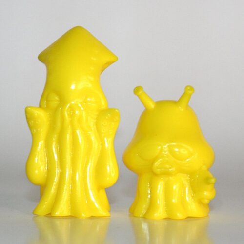 Y & G Space Invaders Yellow Eager and Cote