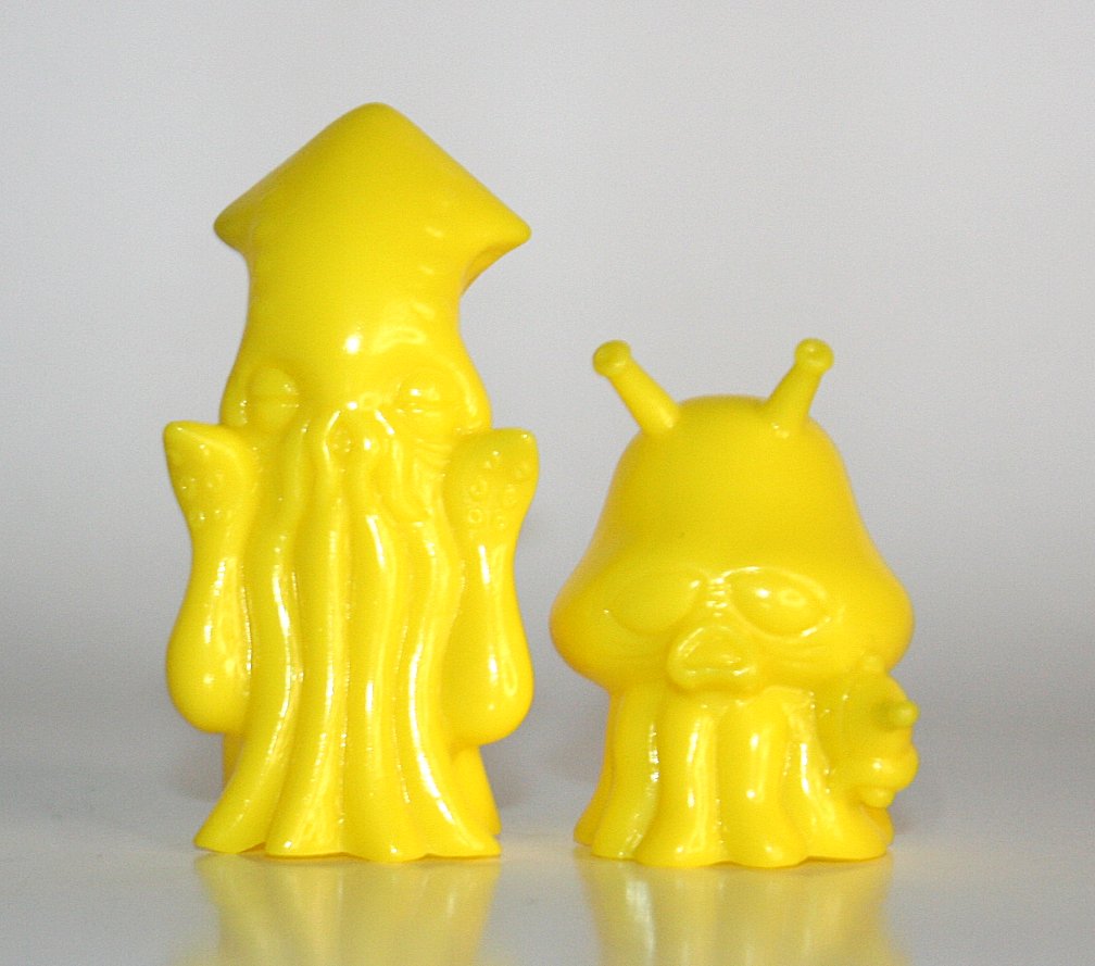 Y & G Space Invaders Yellow Eager and Cote