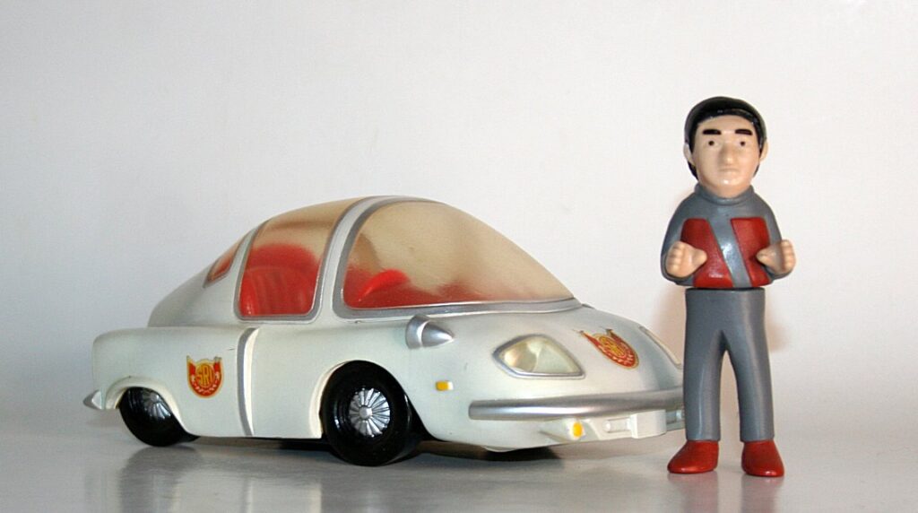 Bear Model 1963 Tsuburaya Tortoise Car and Driver
