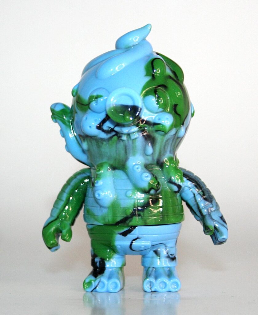 Gravy Toys Blue x Green Marbled Globby