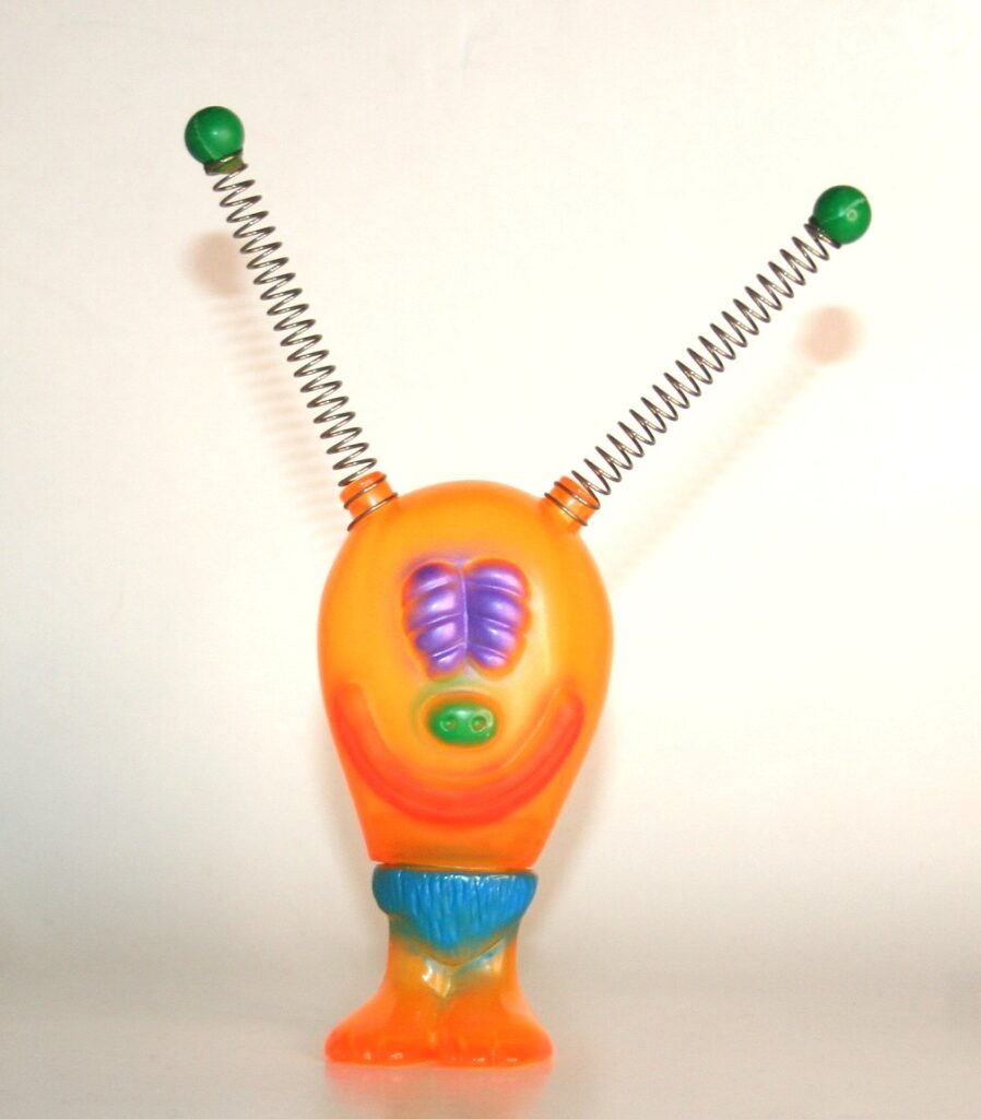Modoki Productions Painted Clear Orange PuriPuri-Kun