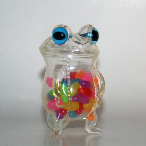 Skulltula Jellybean Filled Clear Moray Frog