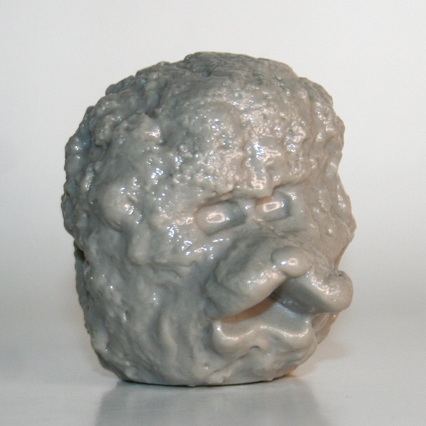 Grody Shogun Unpainted Grey Fifi Head Only