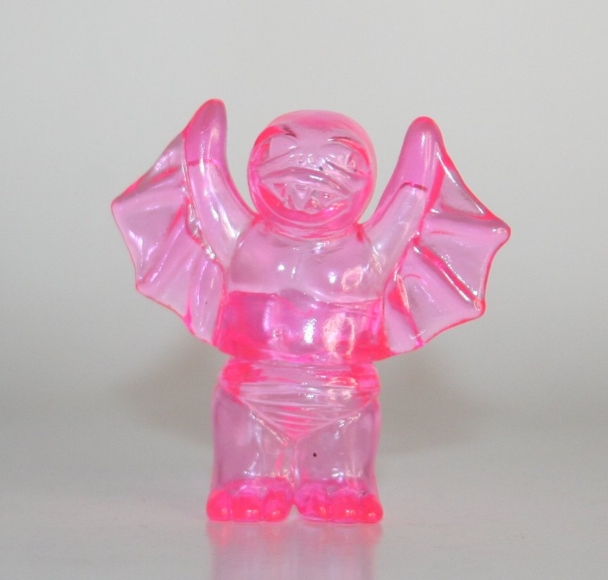 Rampage Toys Micro Clear Pink Eggplant Bat Boy