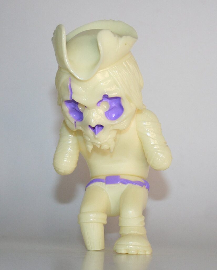 Secret Base x Pushead Purple on Glow Stumpy Skull Captain