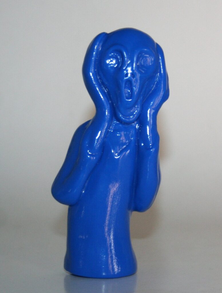 Shikaruna Unpainted Bright Blue Scream