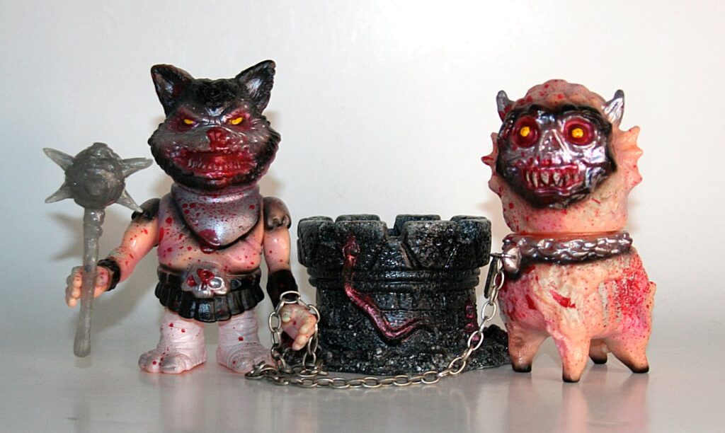 The Devils Kaiju x Kvltvs Bloody Battle Fen x Aleister Growley