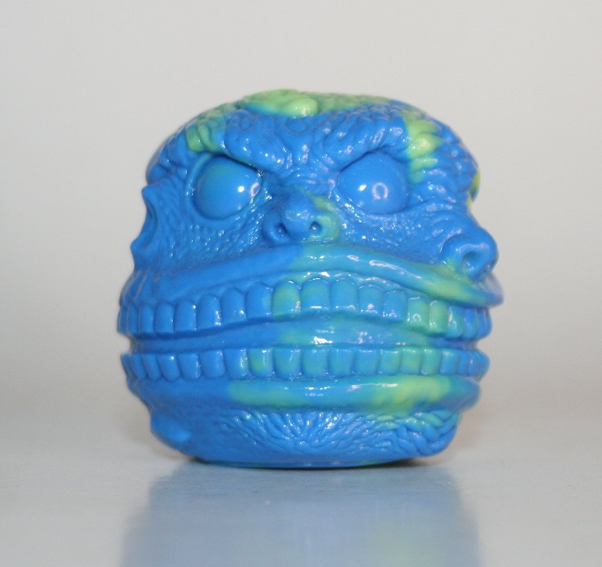 Unbox x Last Zectron Blue x Green Ghoulhead